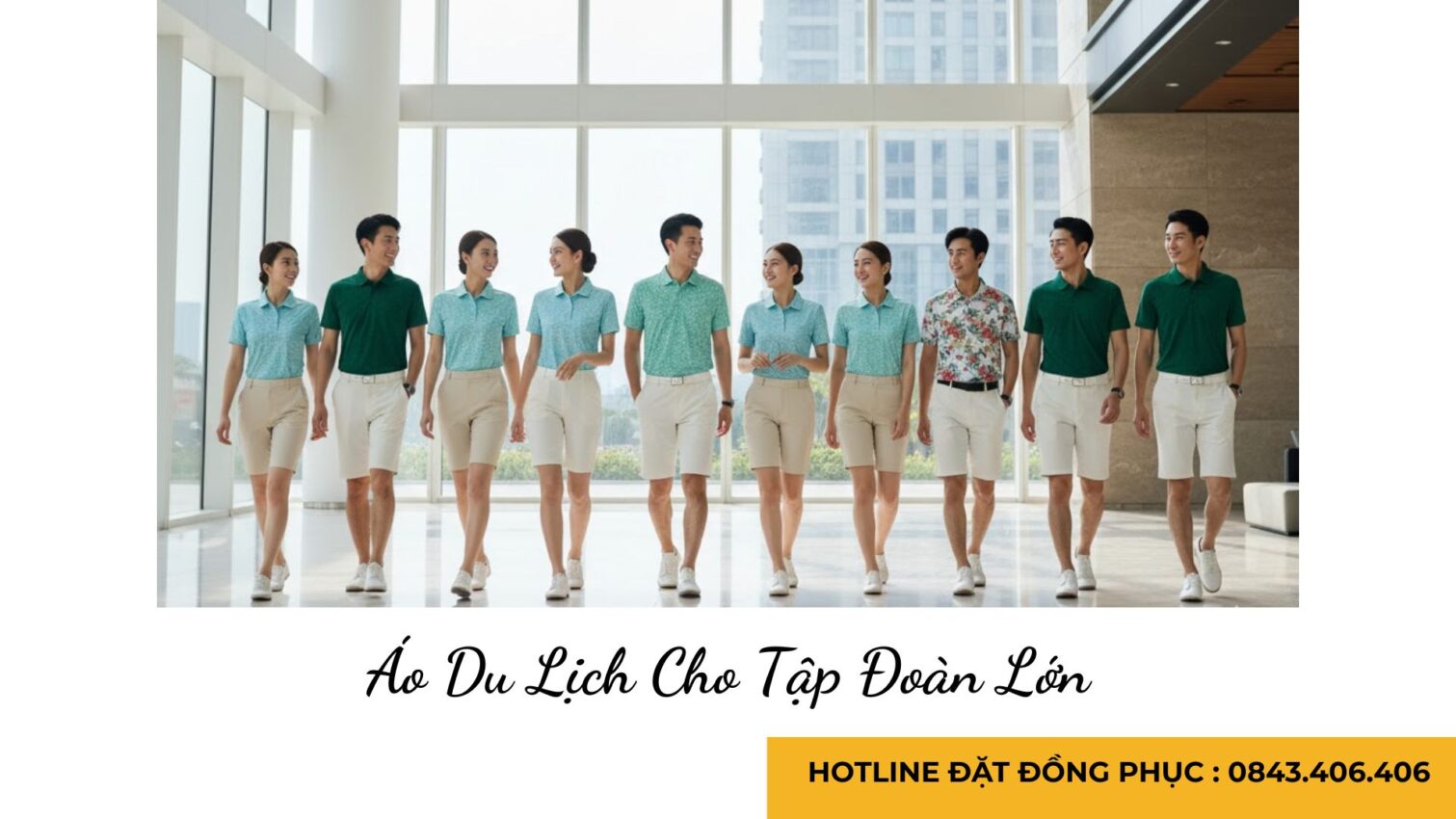 Áo Du Lịch Cho Tập Đoàn Lớn
