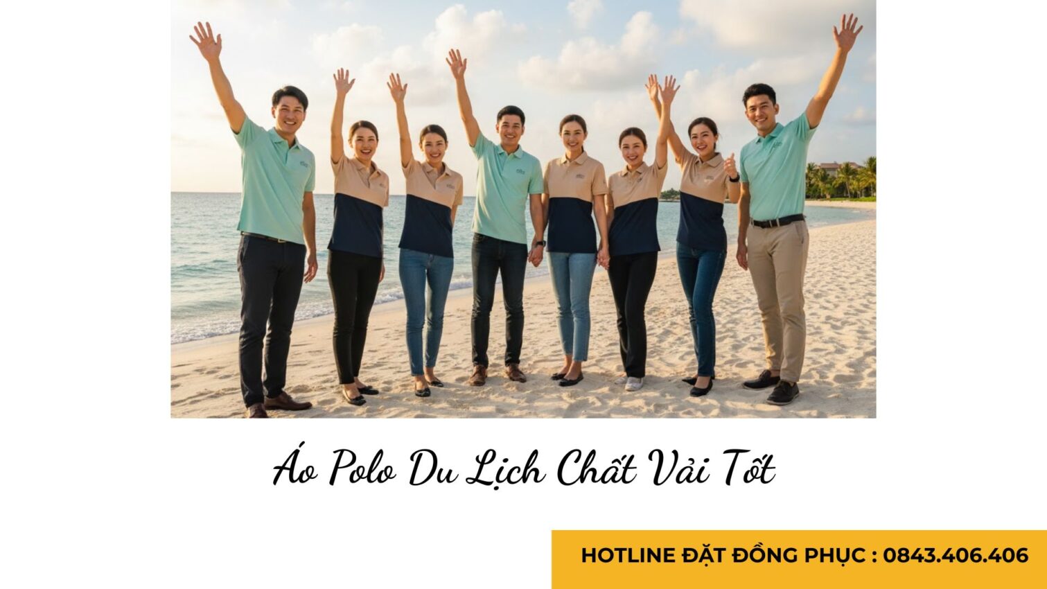 Áo Polo Du Lịch Chất Vải Tốt