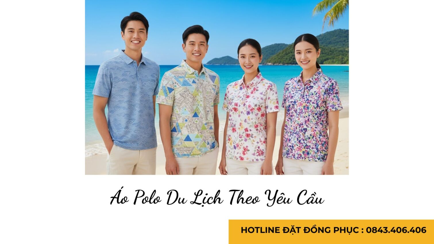 Áo Polo Du Lịch Theo Yêu Cầu