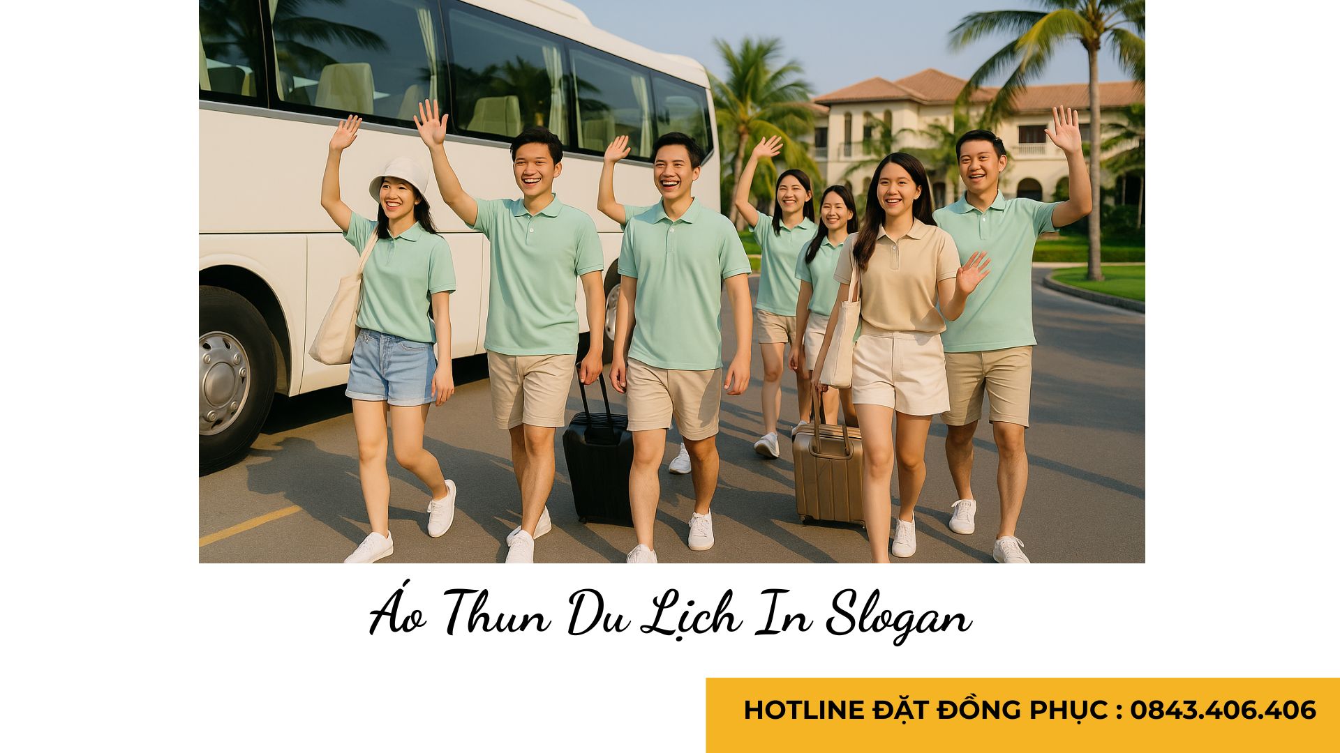 Áo Thun Du Lịch In Slogan