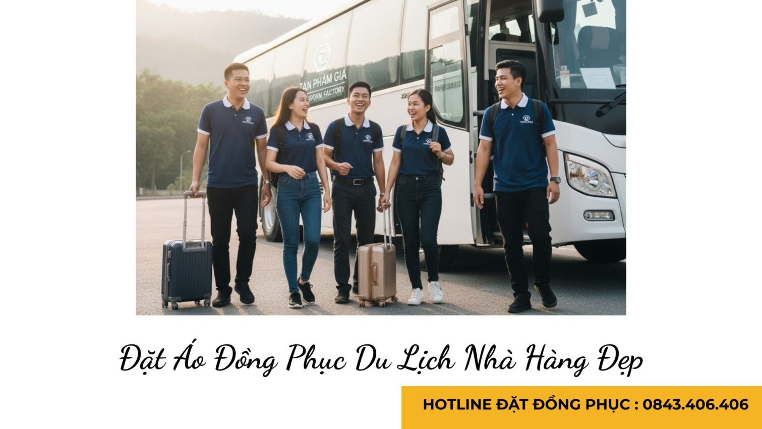 Đặt Áo Đồng Phục Du Lịch Nhà Hàng Đẹp