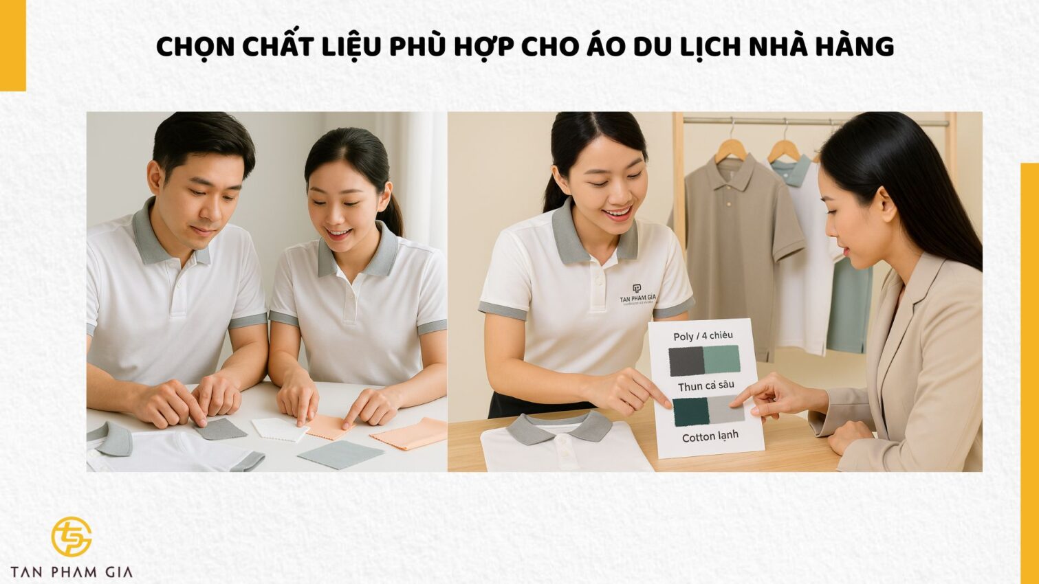 Đặt Áo Đồng Phục Du Lịch Nhà Hàng Đẹp