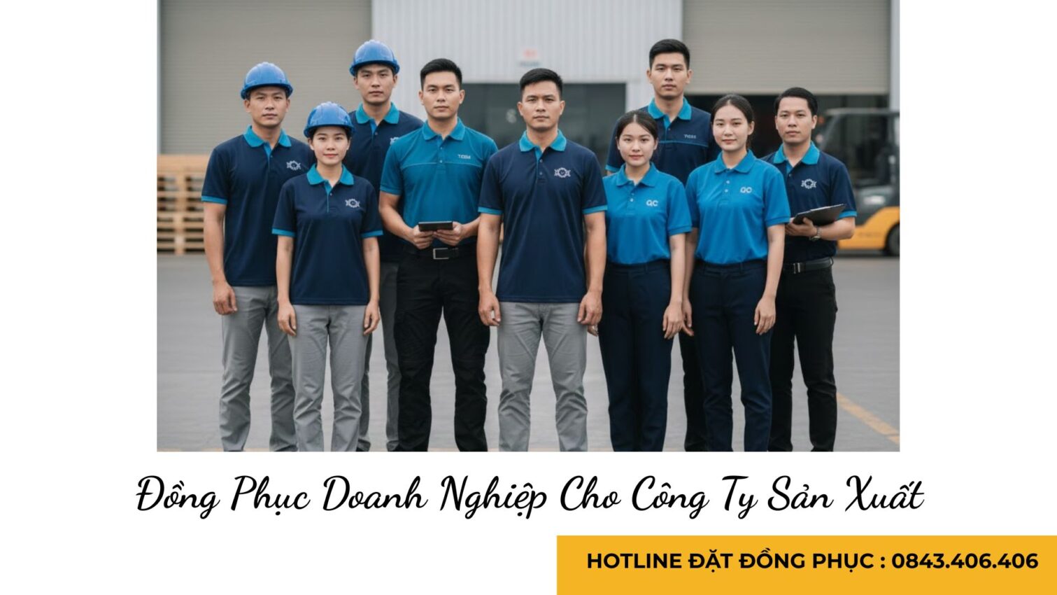 Đồng Phục Doanh Nghiệp Cho Công Ty Sản Xuất