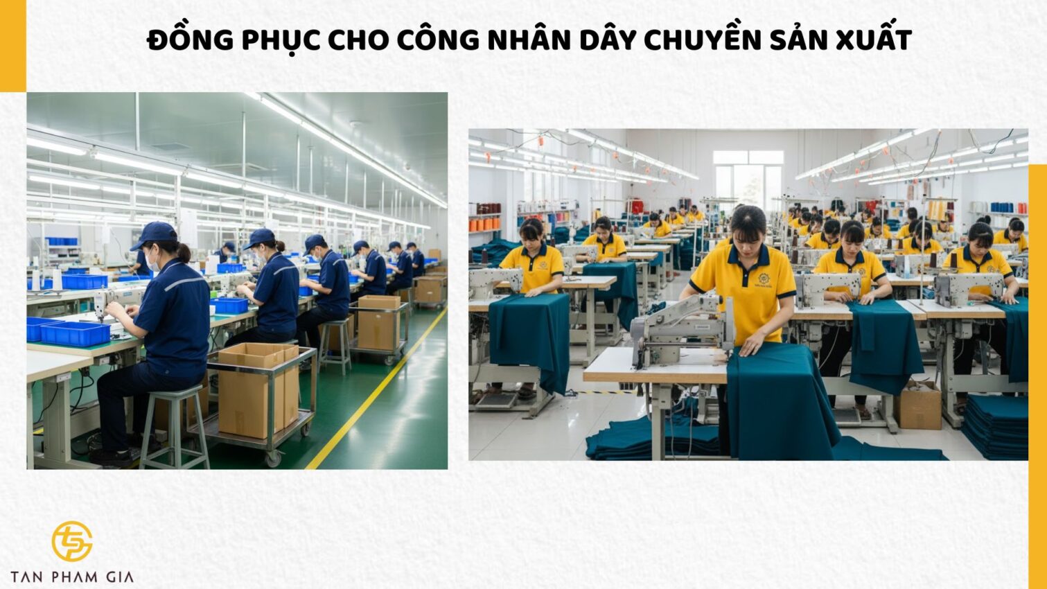 Đồng Phục Doanh Nghiệp Cho Công Ty Sản Xuất