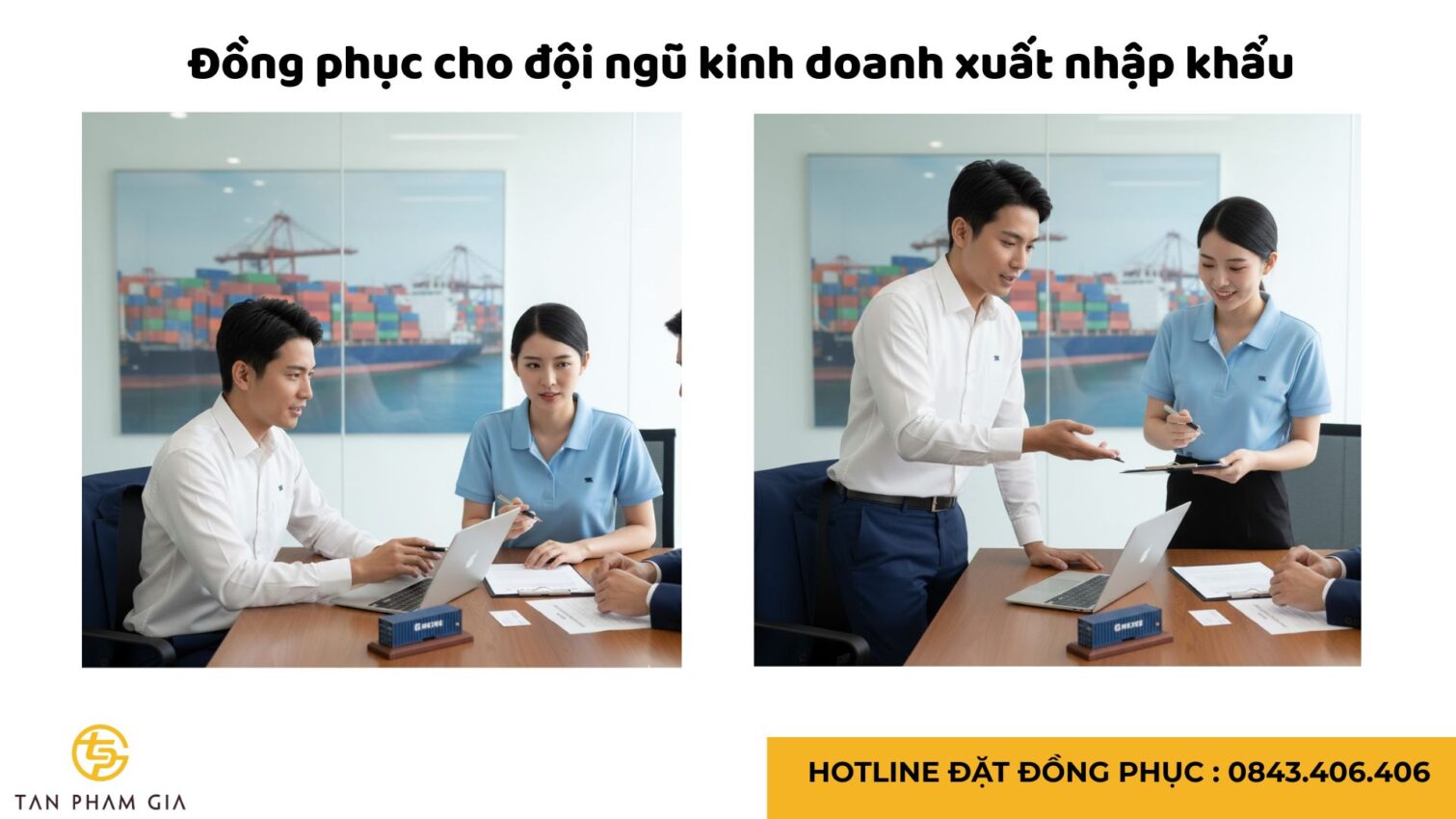 Đồng Phục Doanh Nghiệp Cho Công Ty Xuất Nhập Khẩu