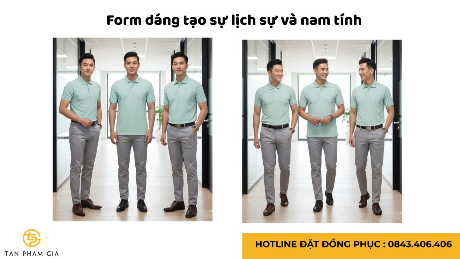 Đồng Phục Doanh Nghiệp Cho Nhân Viên Nam