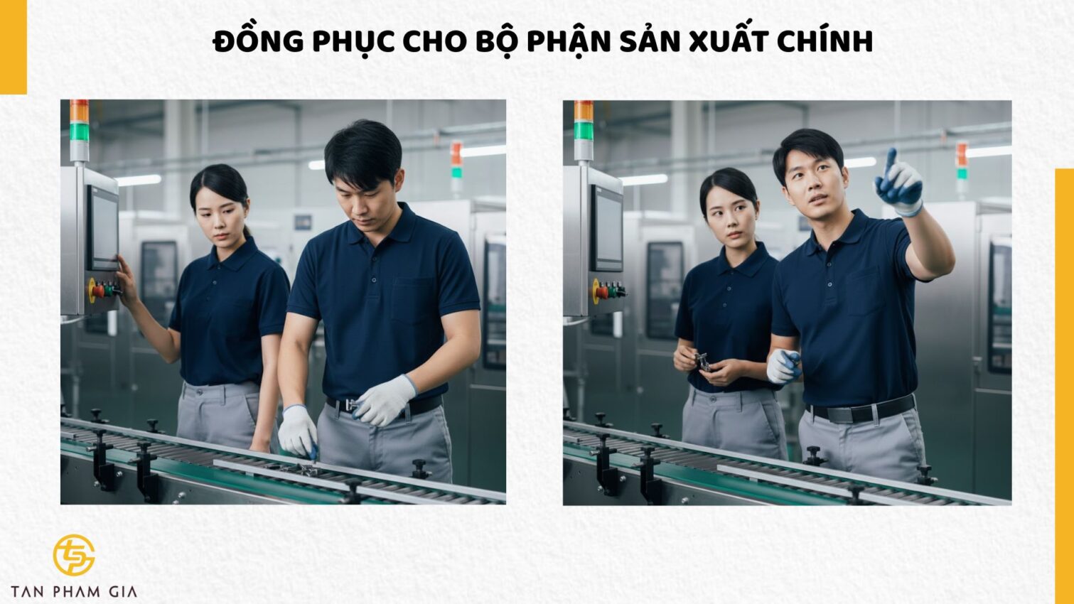 Đồng Phục Doanh Nghiệp Cho Xưởng Sản Xuất