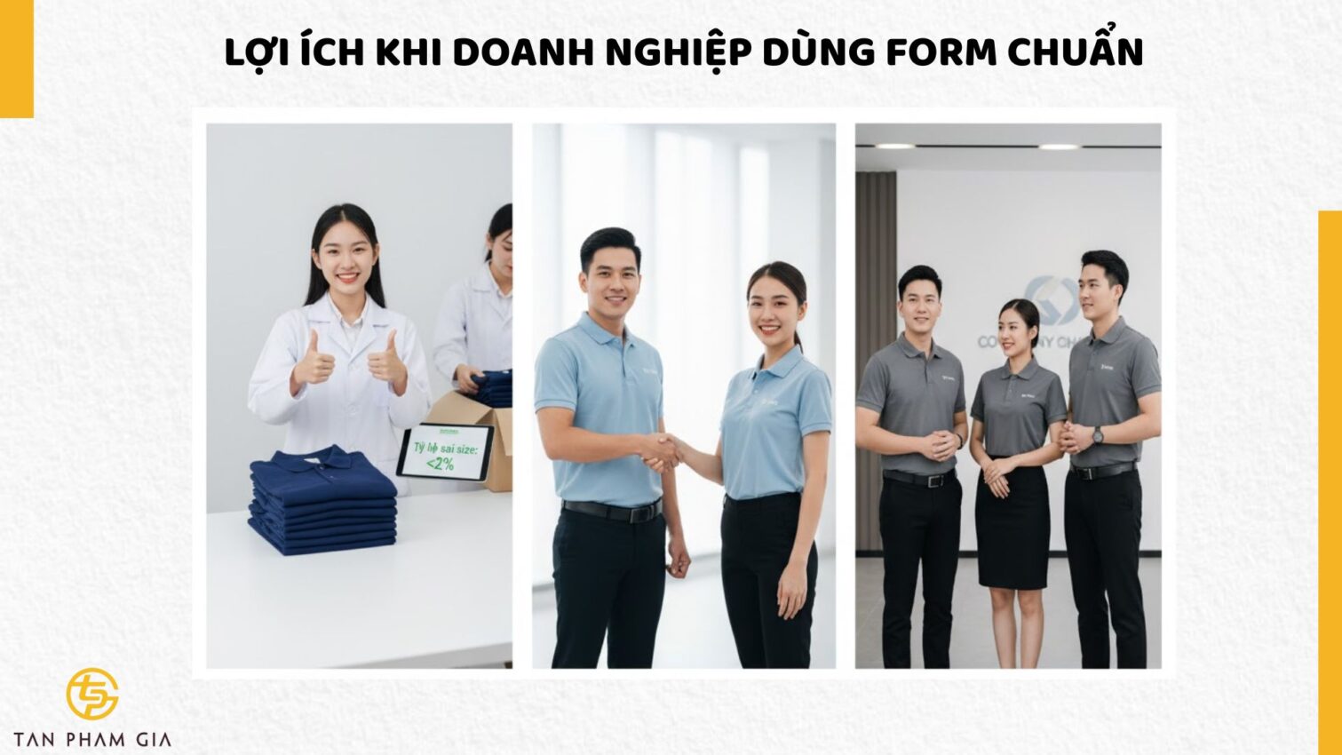 Đồng Phục Doanh Nghiệp Form Chuẩn