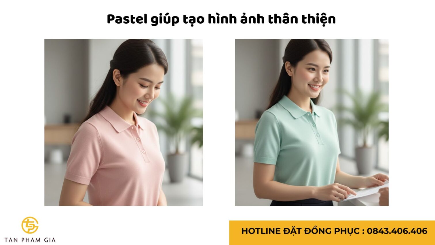 Đồng Phục Doanh Nghiệp Màu Pastel
