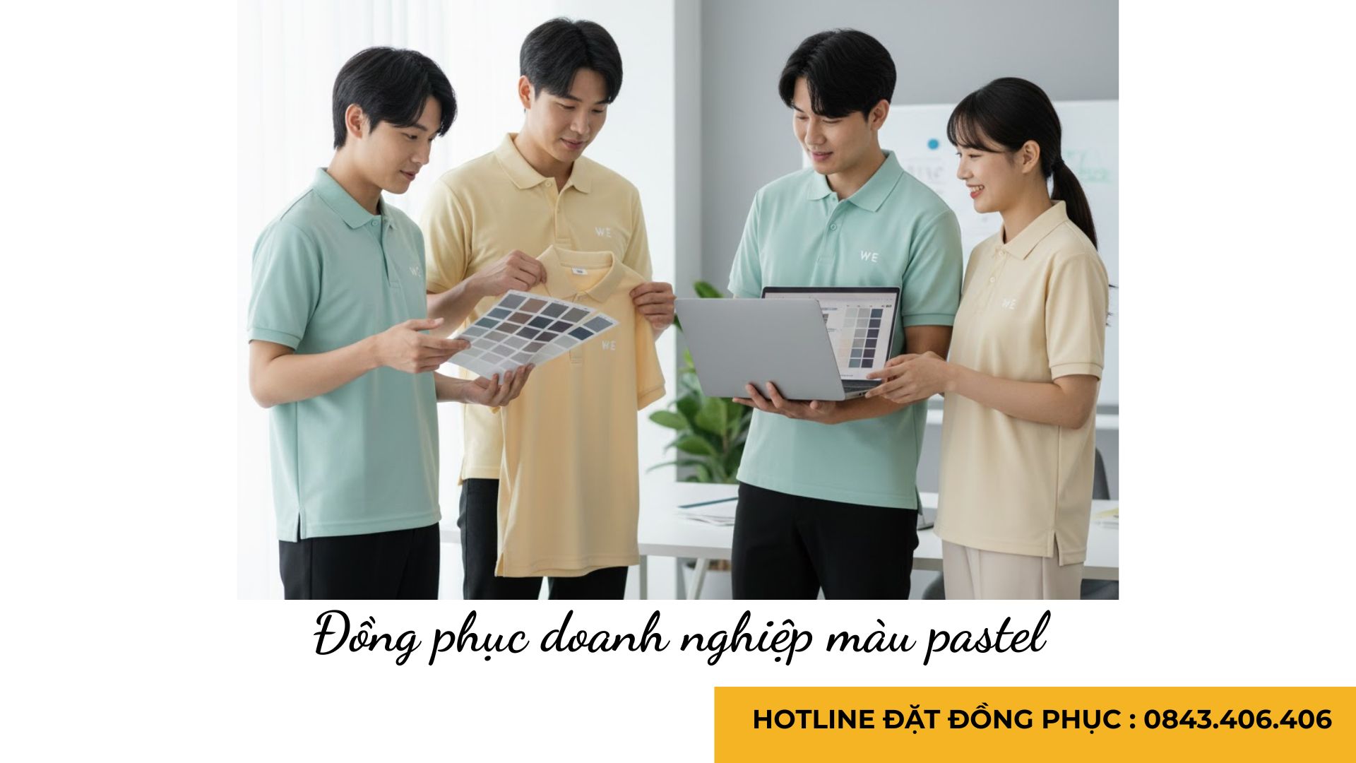 Đồng Phục Doanh Nghiệp Màu Pastel