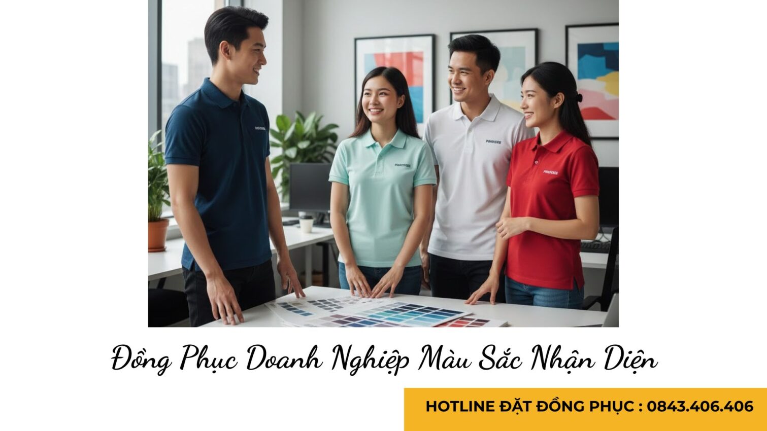 Đồng Phục Doanh Nghiệp Màu Sắc Nhận Diện