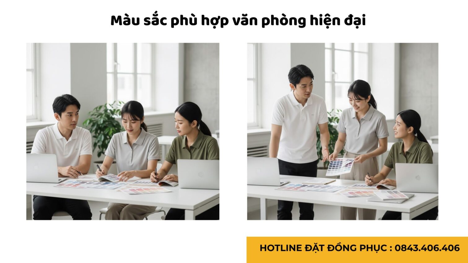 Đồng Phục Doanh Nghiệp Màu Sắc Nhận Diện