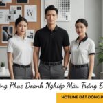 Đồng Phục Doanh Nghiệp Màu Trắng Đen