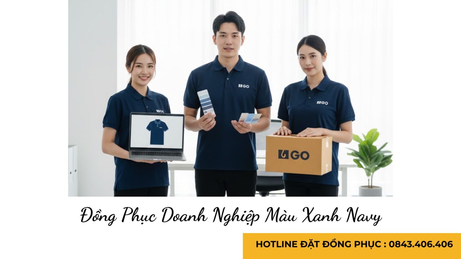 Đồng Phục Doanh Nghiệp Màu Xanh Navy