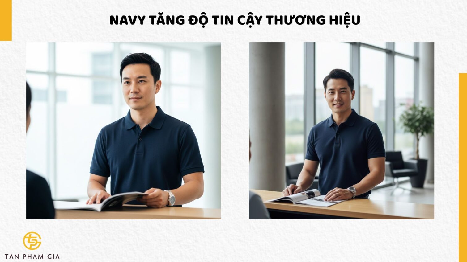 Đồng Phục Doanh Nghiệp Màu Xanh Navy