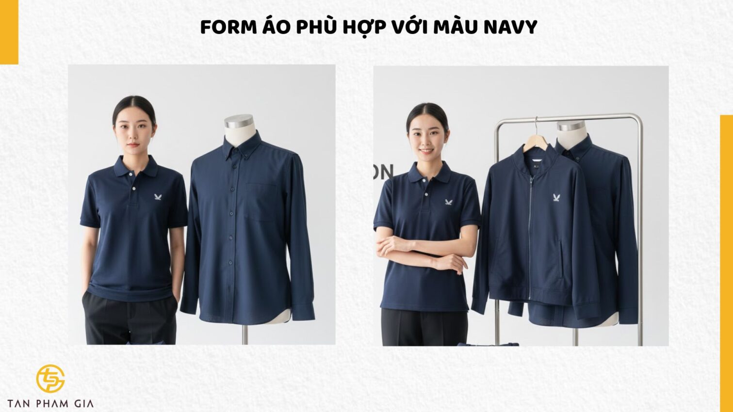 Đồng Phục Doanh Nghiệp Màu Xanh Navy