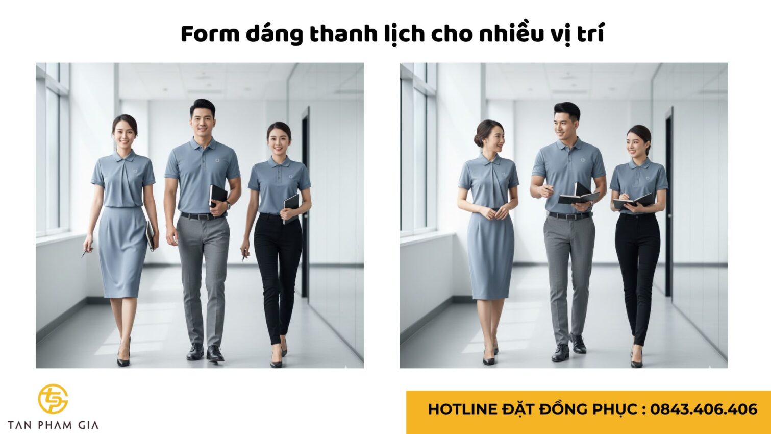 Đồng Phục Doanh Nghiệp Phong Cách Lịch Sự