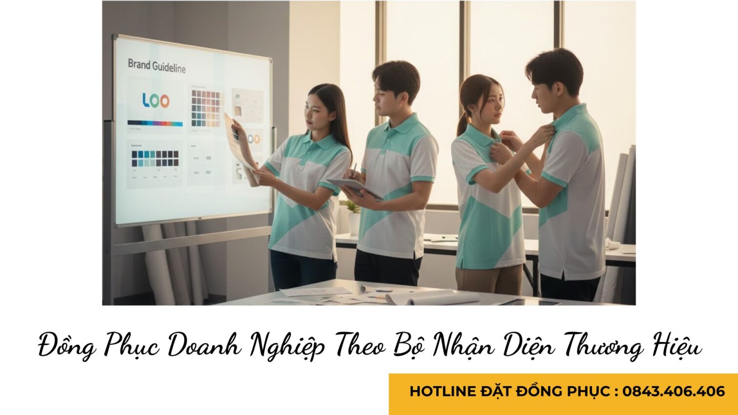 Đồng Phục Doanh Nghiệp Theo Bộ Nhận Diện Thương Hiệu