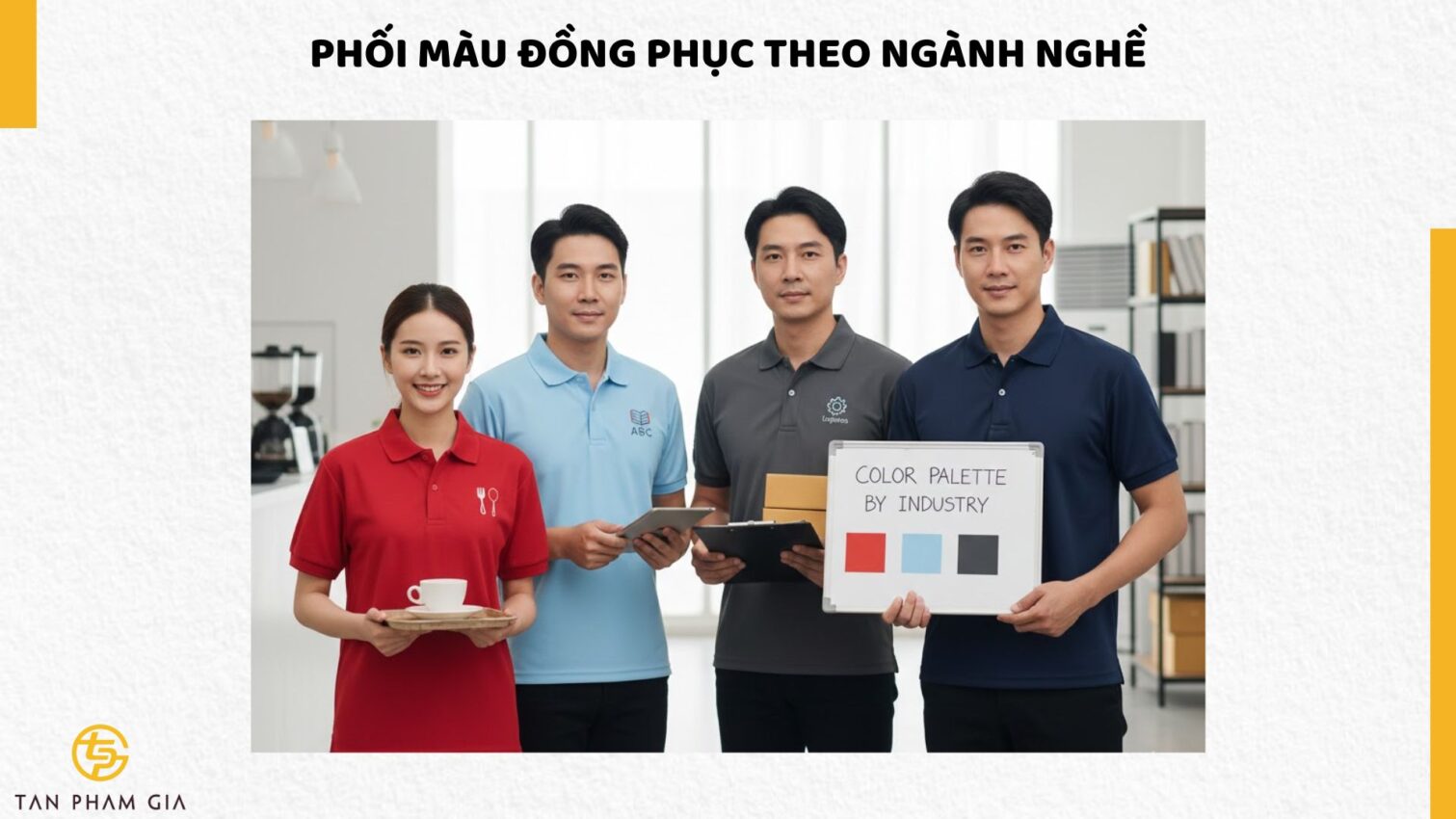 Đồng Phục Doanh Nghiệp Theo Bộ Nhận Diện Thương Hiệu