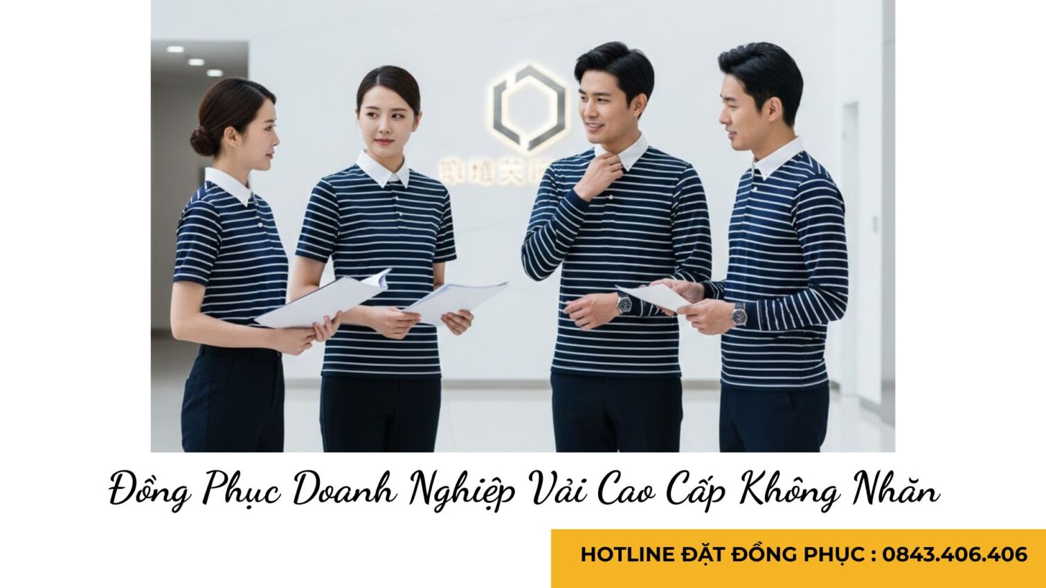 Đồng Phục Doanh Nghiệp Vải Cao Cấp Không Nhăn