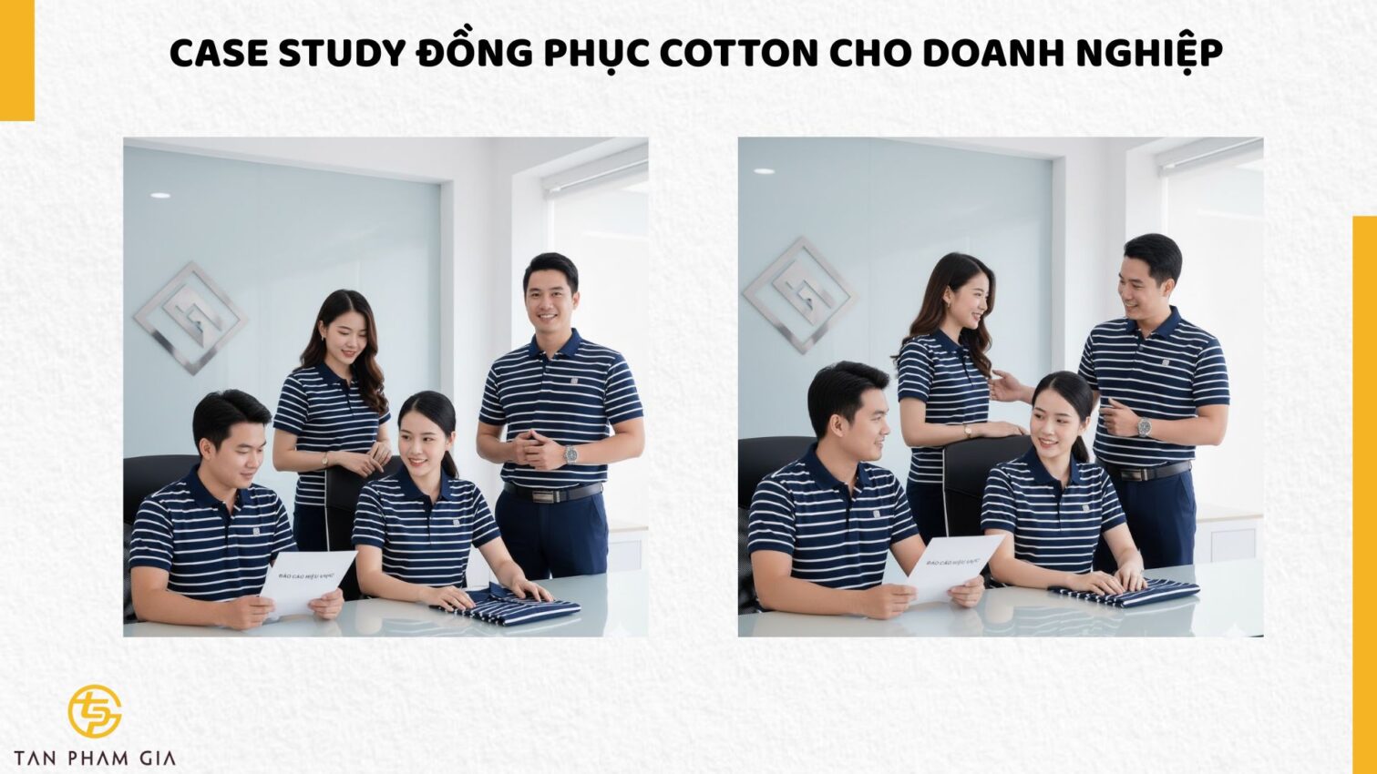 Đồng Phục Doanh Nghiệp Vải Cotton 100%
