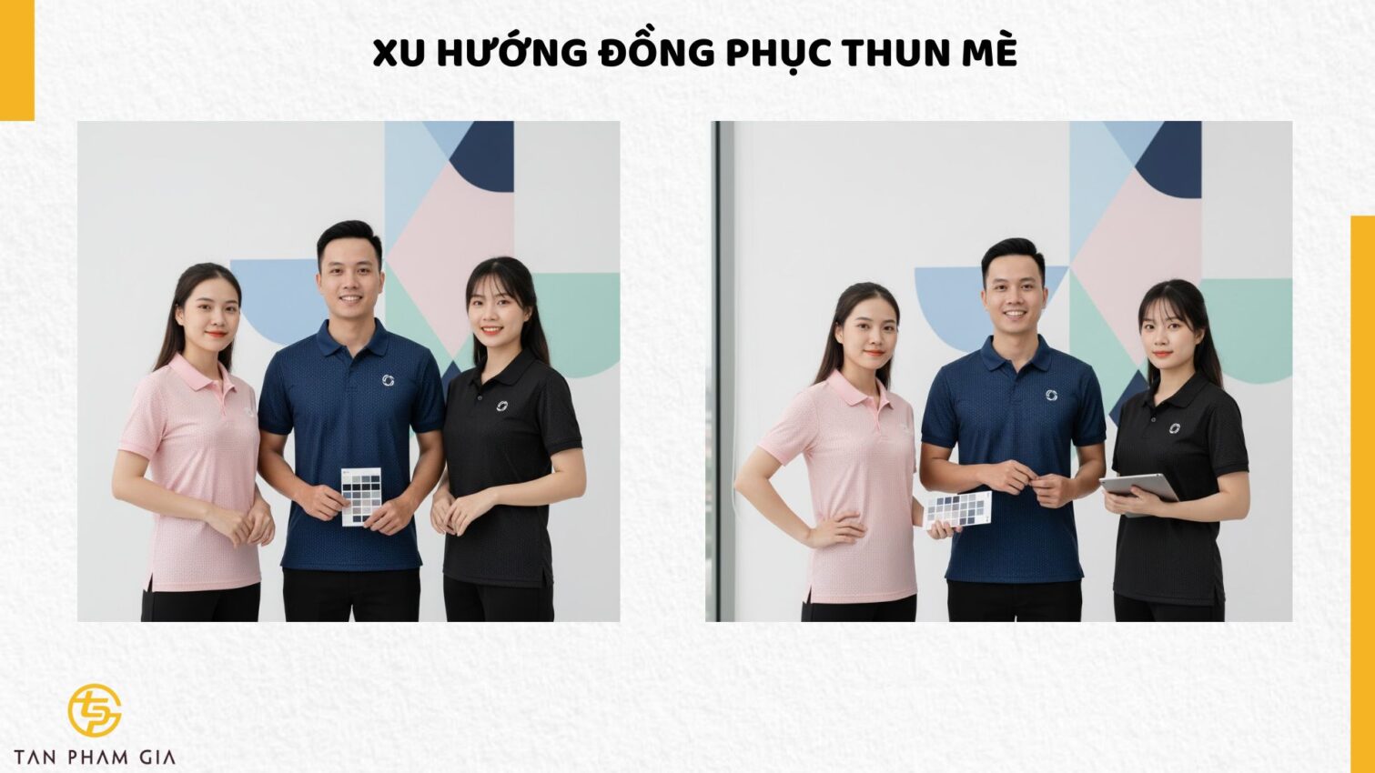 Đồng Phục Doanh Nghiệp Vải Thun Mè