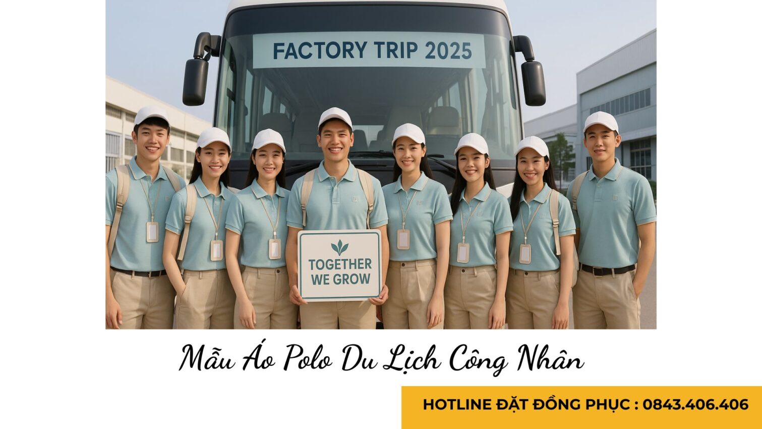 Mẫu Áo Polo Du Lịch Công Nhân