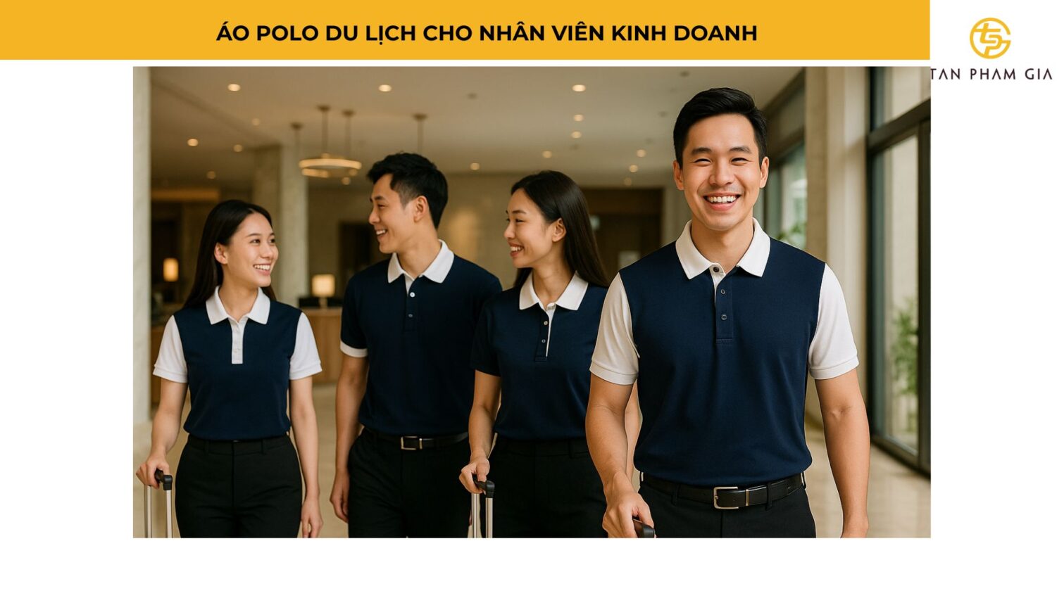 Áo Polo Du Lịch Cho Nhân Viên Kinh Doanh