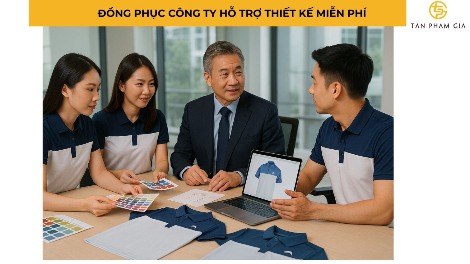 Đồng Phục Công Ty Hỗ Trợ Thiết Kế Miễn Phí
