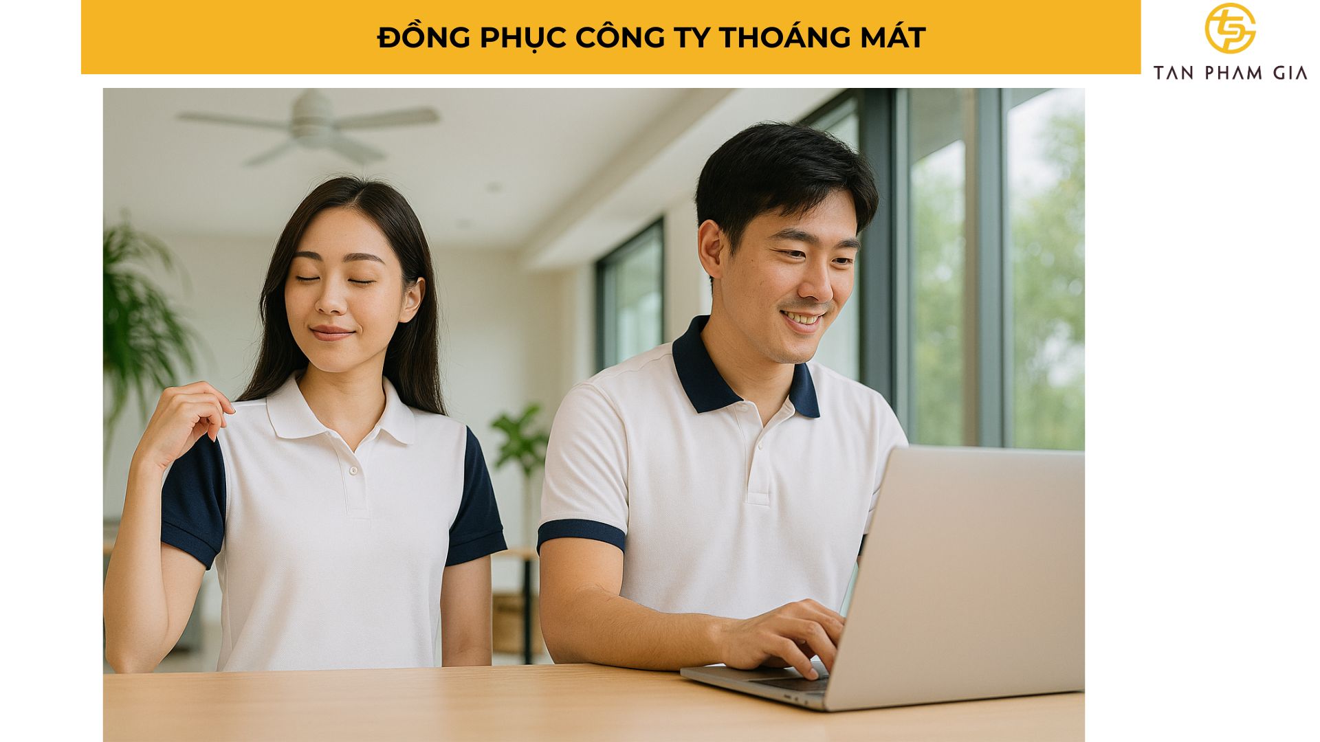 Đồng Phục Công Ty Thoáng Mát
