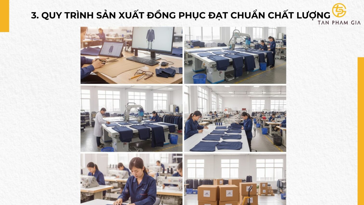 Xưởng May Đồng Phục Chất Lượng Cao