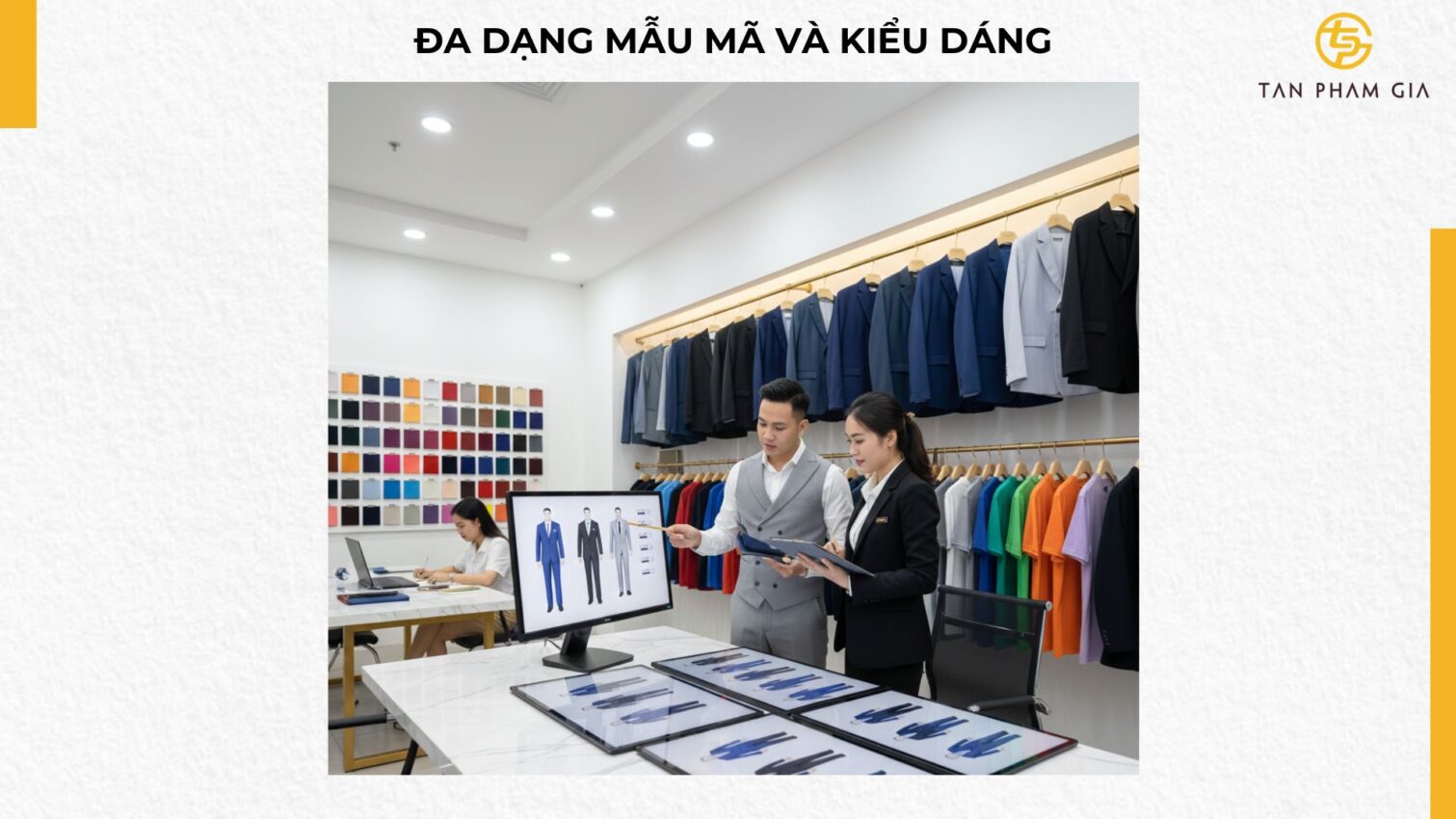 Xưởng May Đồng Phục Theo Bộ Mẫu Có Sẵn