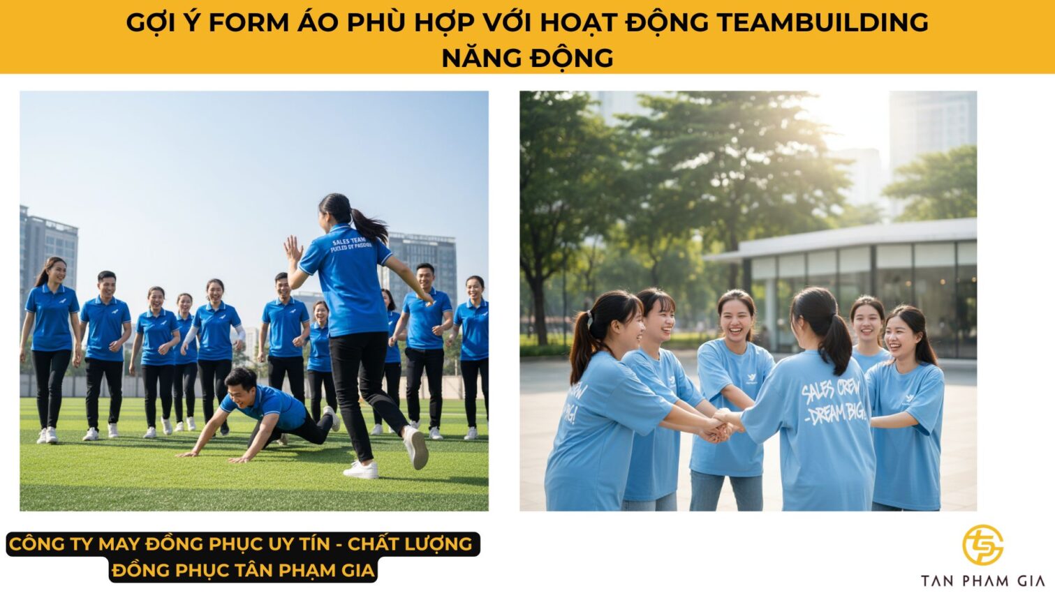 Mẫu Áo Teambuilding Cho Nhân Viên Bán Hàng