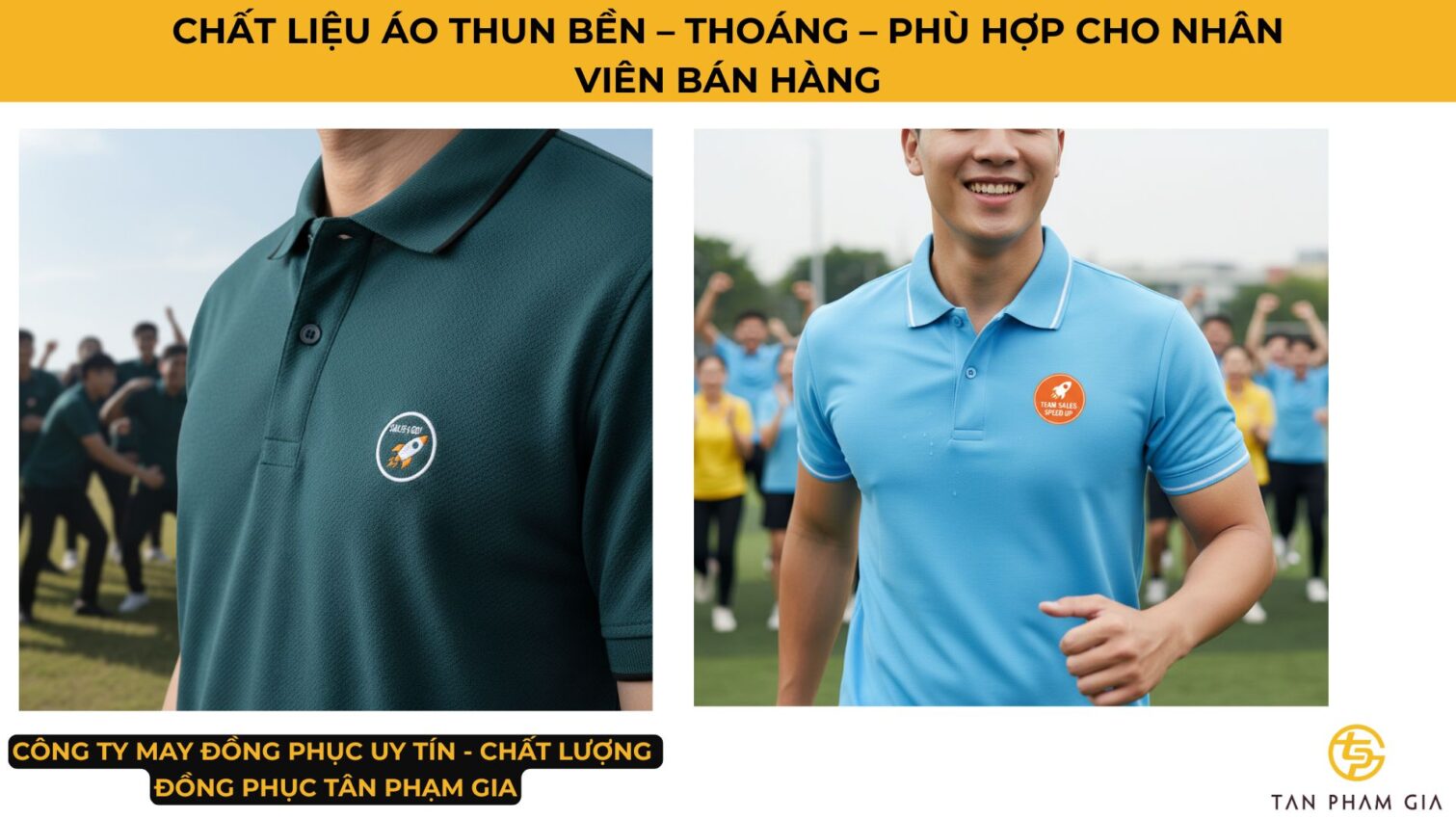 Mẫu Áo Teambuilding Cho Nhân Viên Bán Hàng