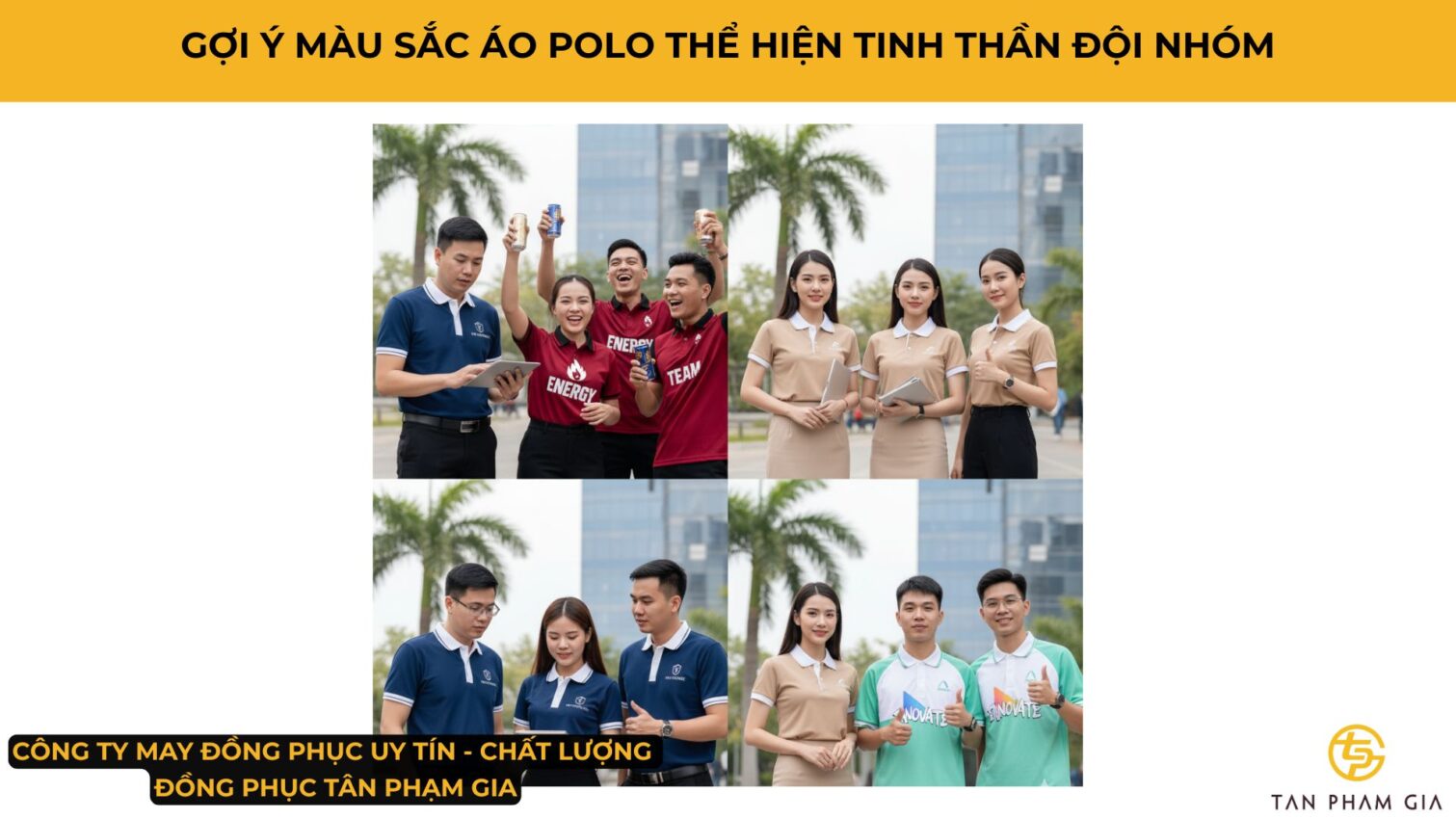 Áo Polo Teambuilding Cho Nhân Viên Kinh Doanh