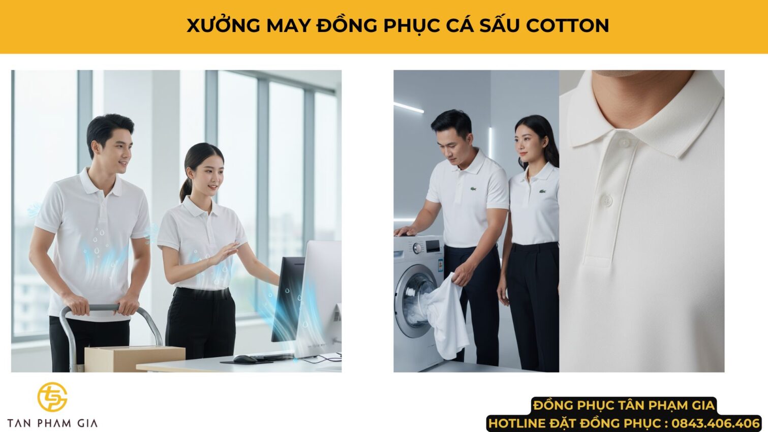 Xưởng May Đồng Phục Cá Sấu Cotton
