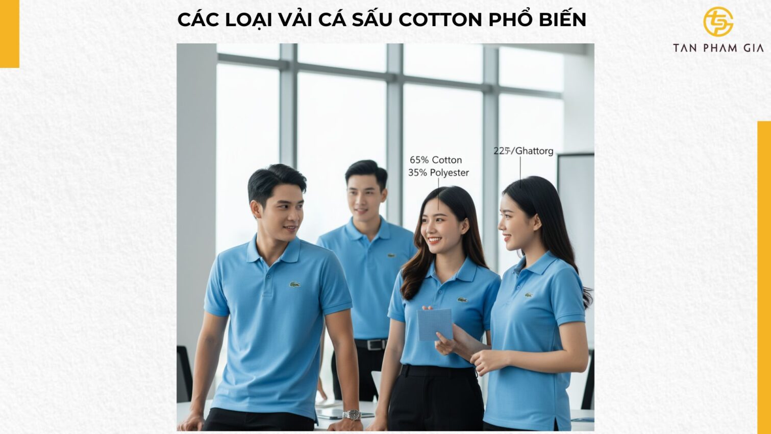 Xưởng May Đồng Phục Cá Sấu Cotton