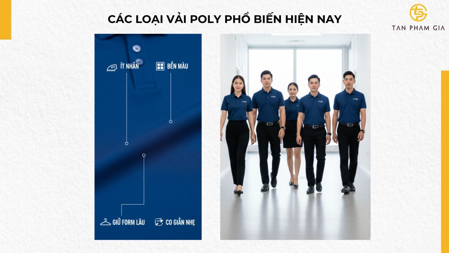 Xưởng May Đồng Phục Vải Poly