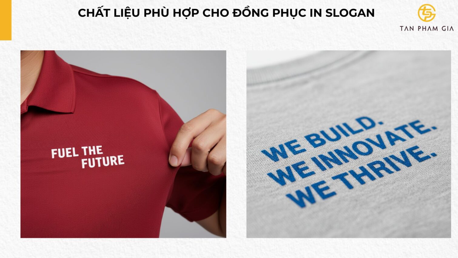 Xưởng May Đồng Phục In Slogan