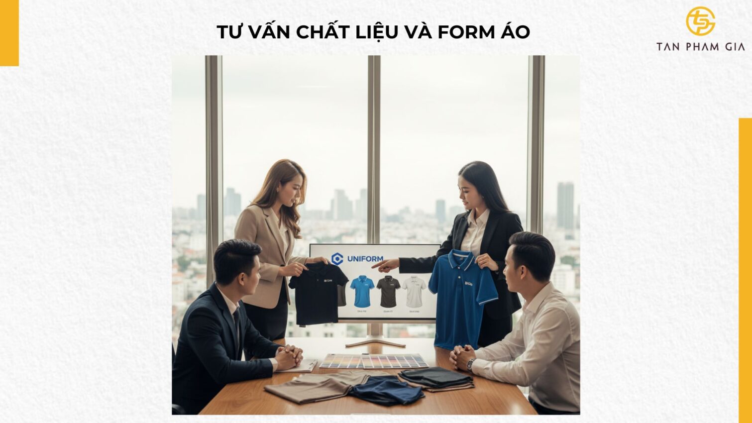 Xưởng May Đồng Phục Đặt Theo Bộ Nhận Diện