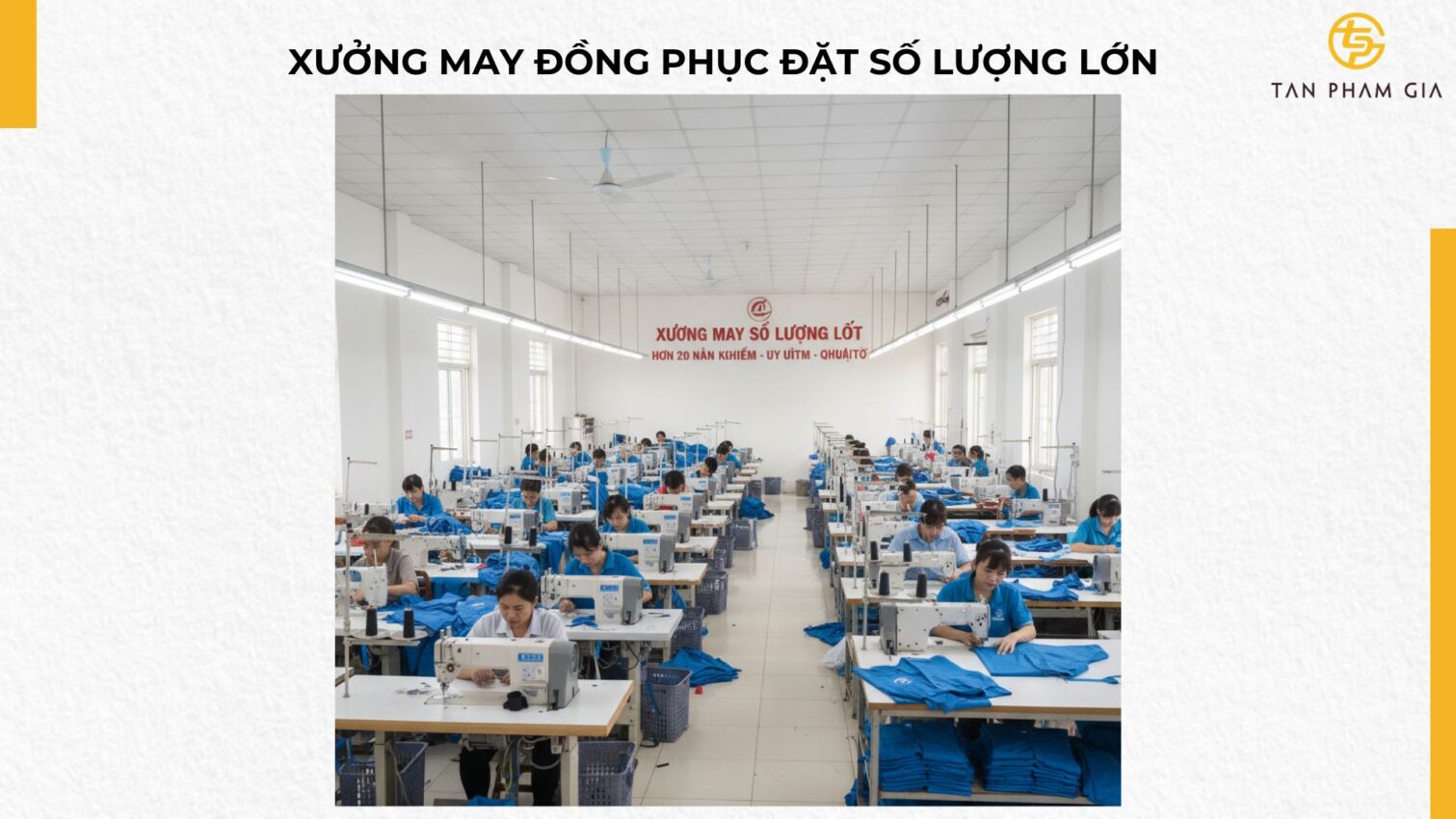 Xưởng May Đồng Phục Đặt Số Lượng Lớn