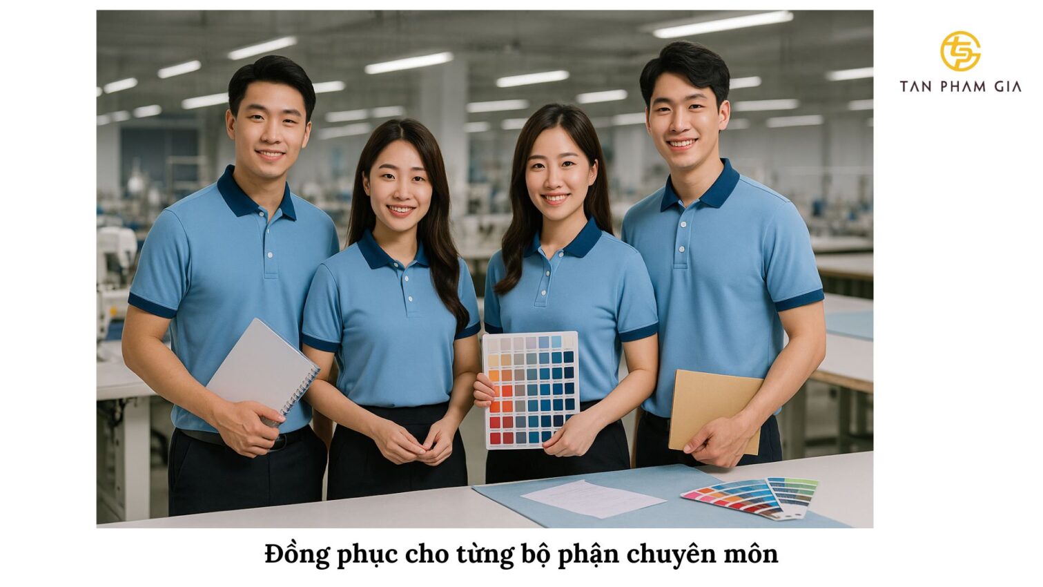 Đồng Phục Công Ty Sản Xuất Tại Xưởng