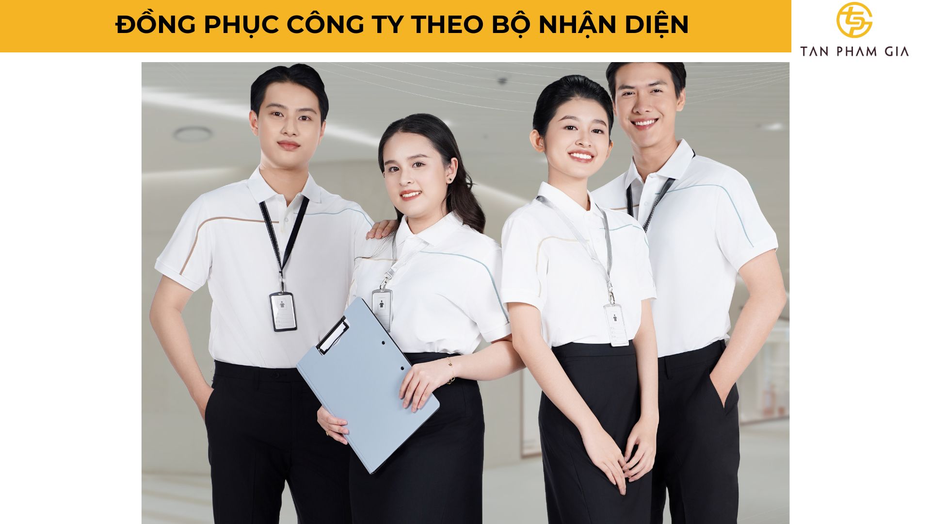 Đồng Phục Công Ty Theo Bộ Nhận Diện