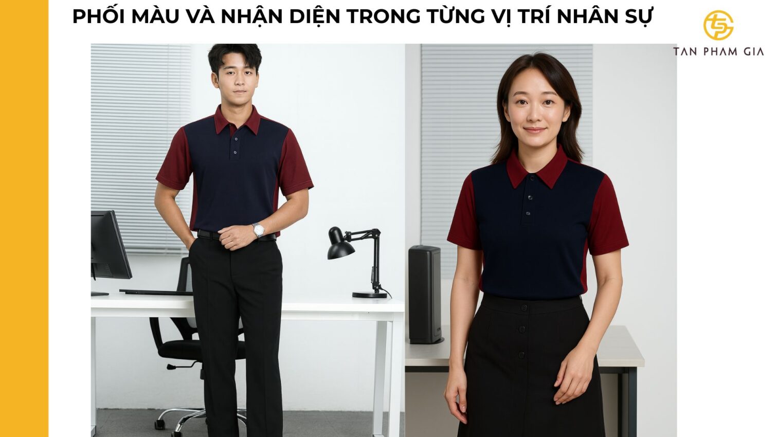 Đồng Phục Công Ty Theo Bộ Nhận Diện