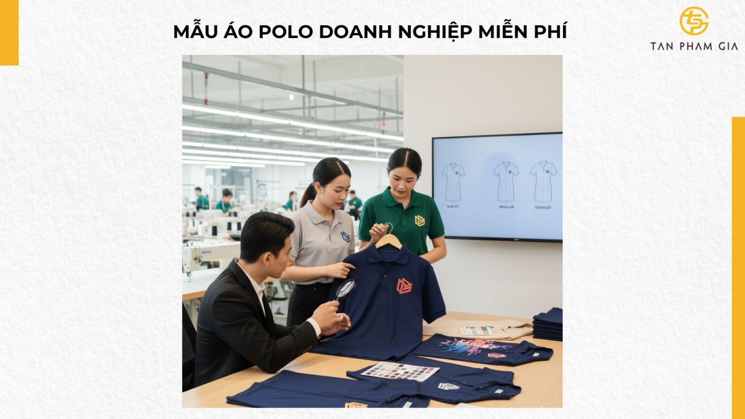 Xưởng May Đồng Phục Hỗ Trợ Mẫu Miễn Phí