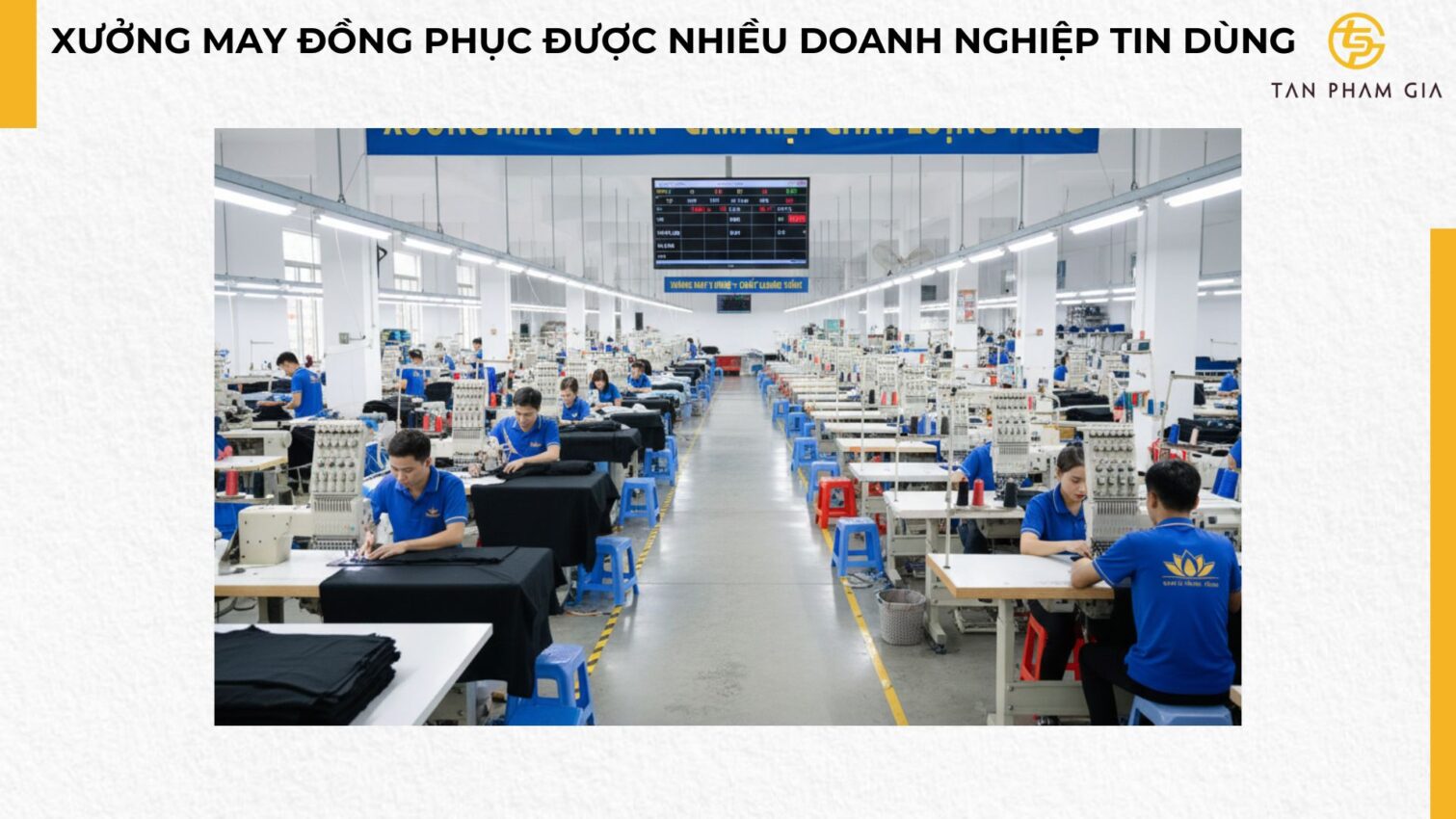 Xưởng May Đồng Phục Được Nhiều Doanh Nghiệp Tin Dùng