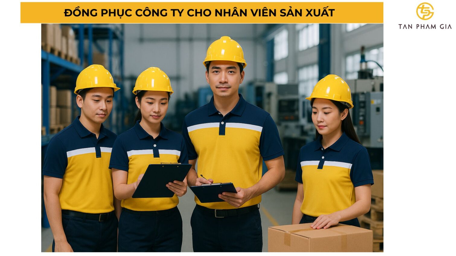 Đồng Phục Công Ty Cho Nhân Viên Sản Xuất
