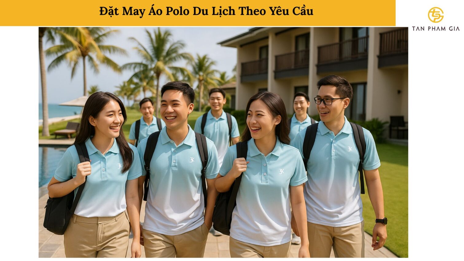 Đặt May Áo Polo Du Lịch Theo Yêu Cầu