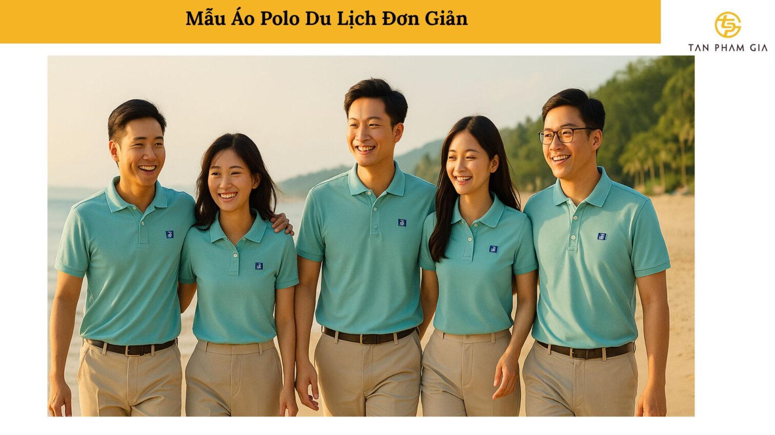 Mẫu Áo Polo Du Lịch Đơn Giản