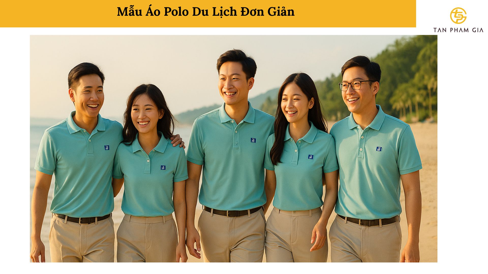 Mẫu Áo Polo Du Lịch Đơn Giản